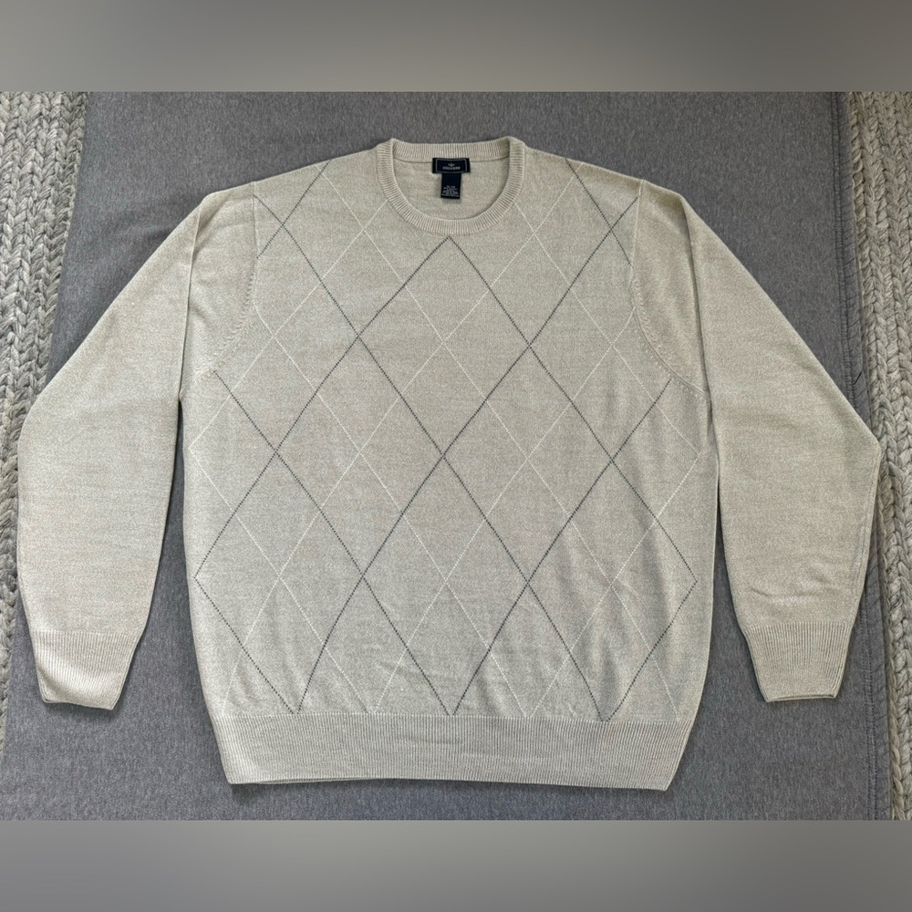 Dockers beige pullover crewneck long sleeve sweater men’s XL